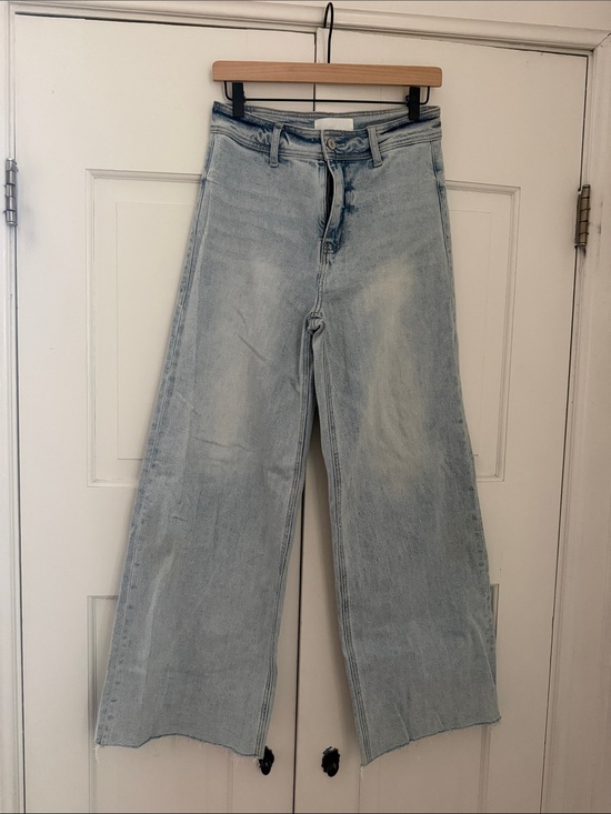 Vervet Denim - Light Blue High-Rise Wide Leg Jeans
